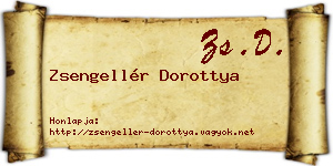 Zsengellér Dorottya névjegykártya
